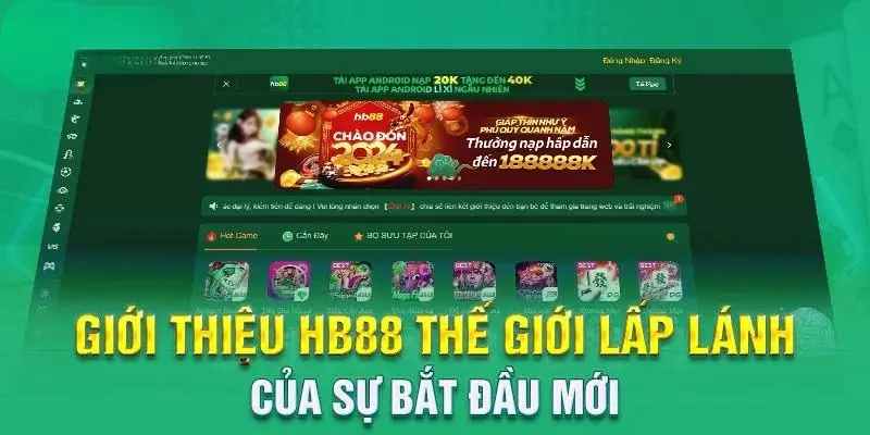 Giao diện nhà cái HB88 được đầu tư tỉ mỉ